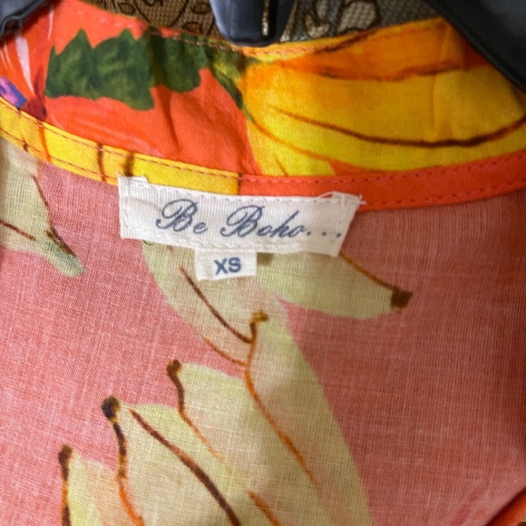 Boho Dress Coverup Tropical V Neck - Picture 6 of 6